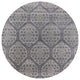 Ahgly Company Indoor Round Mid-Century Modern Area Rugs, 3' Round