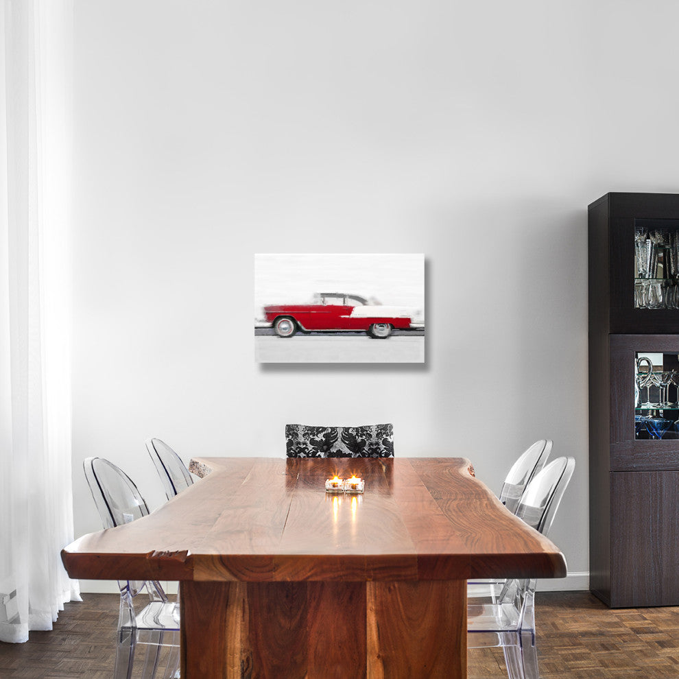 "1955 Chevy Bel Air Watercolor" Fine Art Print