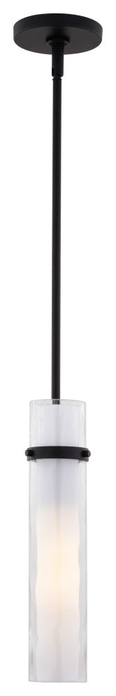 Vilo Contemporary Mini Pendant Ceiling Light White Glass, Matte Black