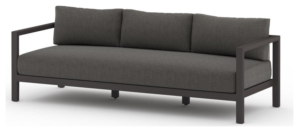 Sonoma Outdoor Sofa-88"-Bronze/Charcoal