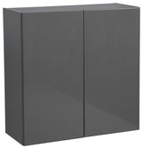 33 x 30 Wall Cabinet-Double Door-with Grey Gloss door