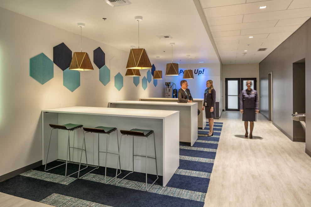 Calx 19 LED Pendant, Brushed Brass, Walnut