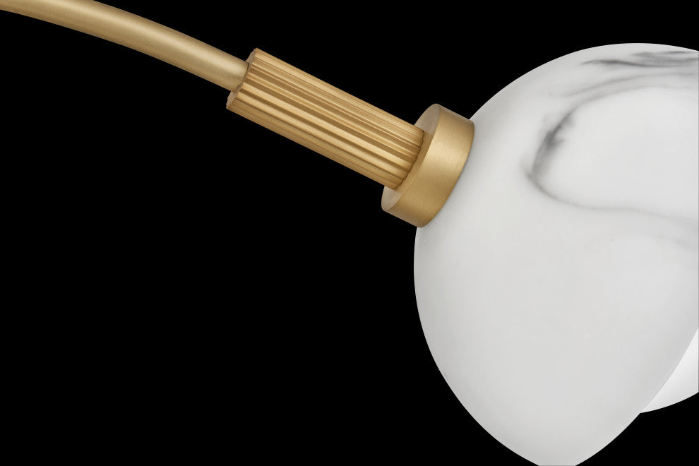 Fredrick Ramond Phoebe Medium Multi Tier, Heritage Brass