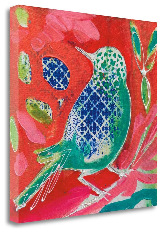 "Petite Bird II" By Amanda J. Brooks, Giclee Print on Gallery Wrap Canvas