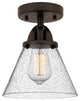Large Cone Semi-Flush Mount, Oil Rubbed Bronze, Seedy, Seedy