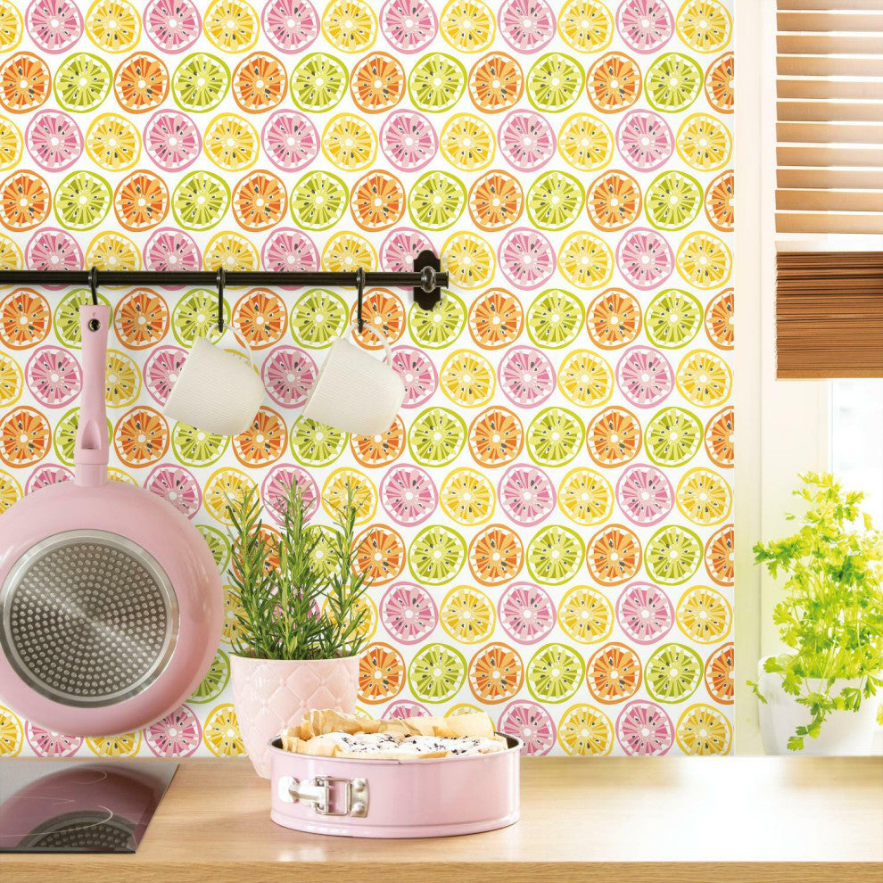 Citrus Sweet Peel and Stick Wallpaper