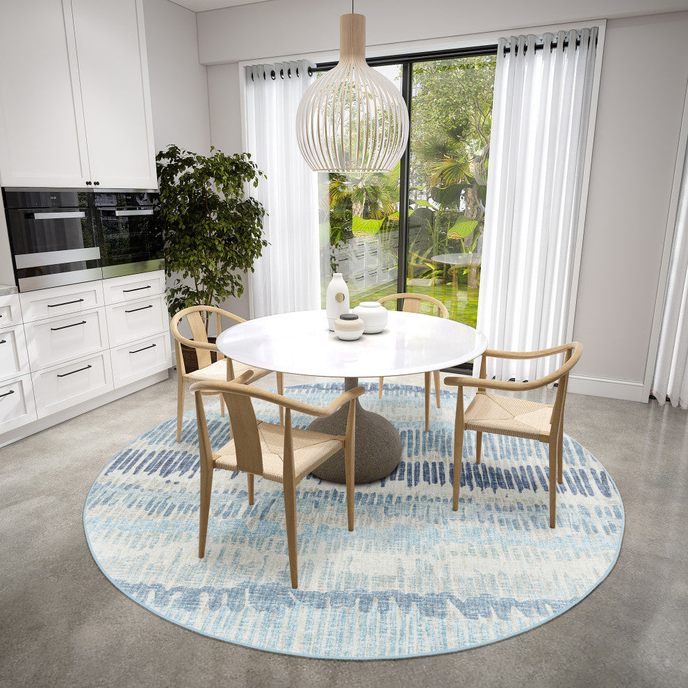 Dalyn Winslow WL4 Sky 8'x8' Round Rug