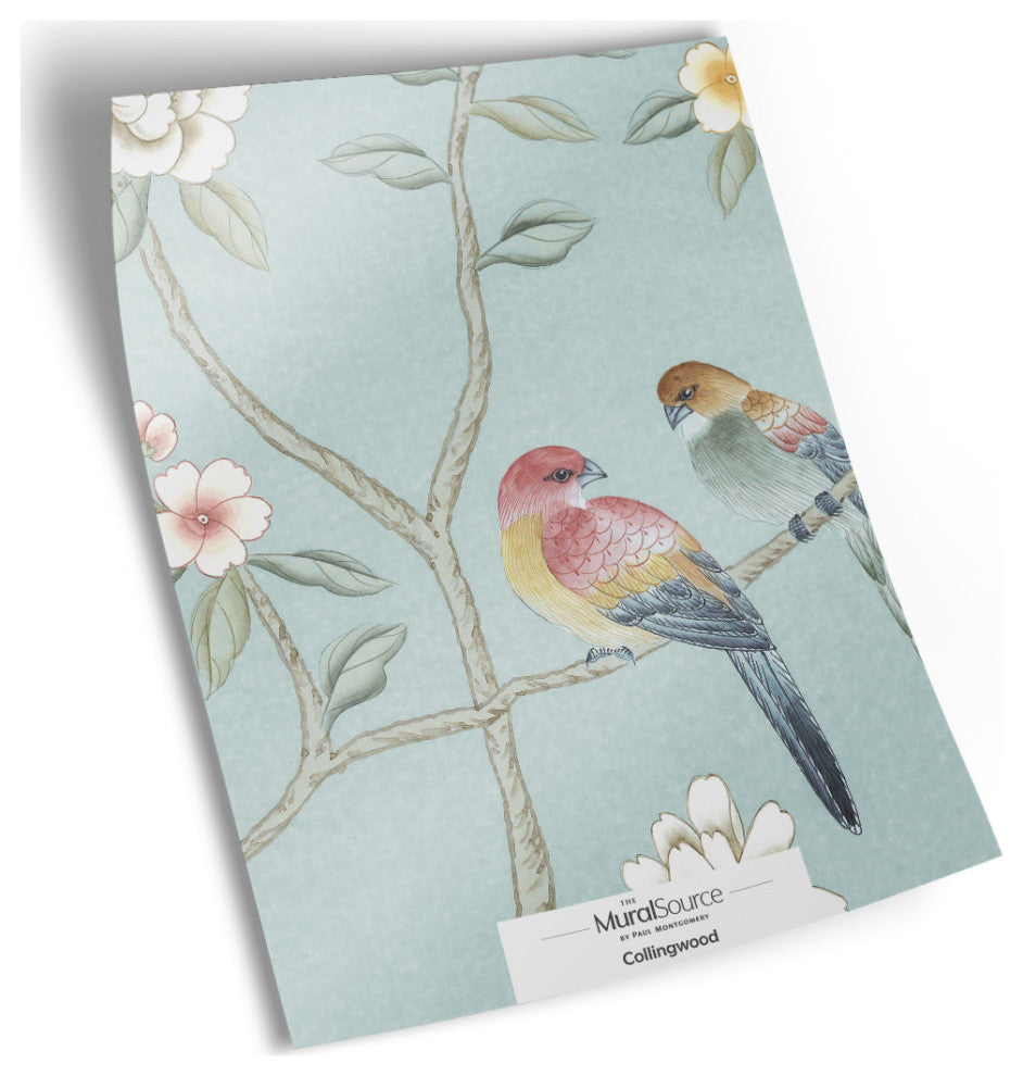 Collingwood Chinoiserie Wall Mural, 10"x13" Sample