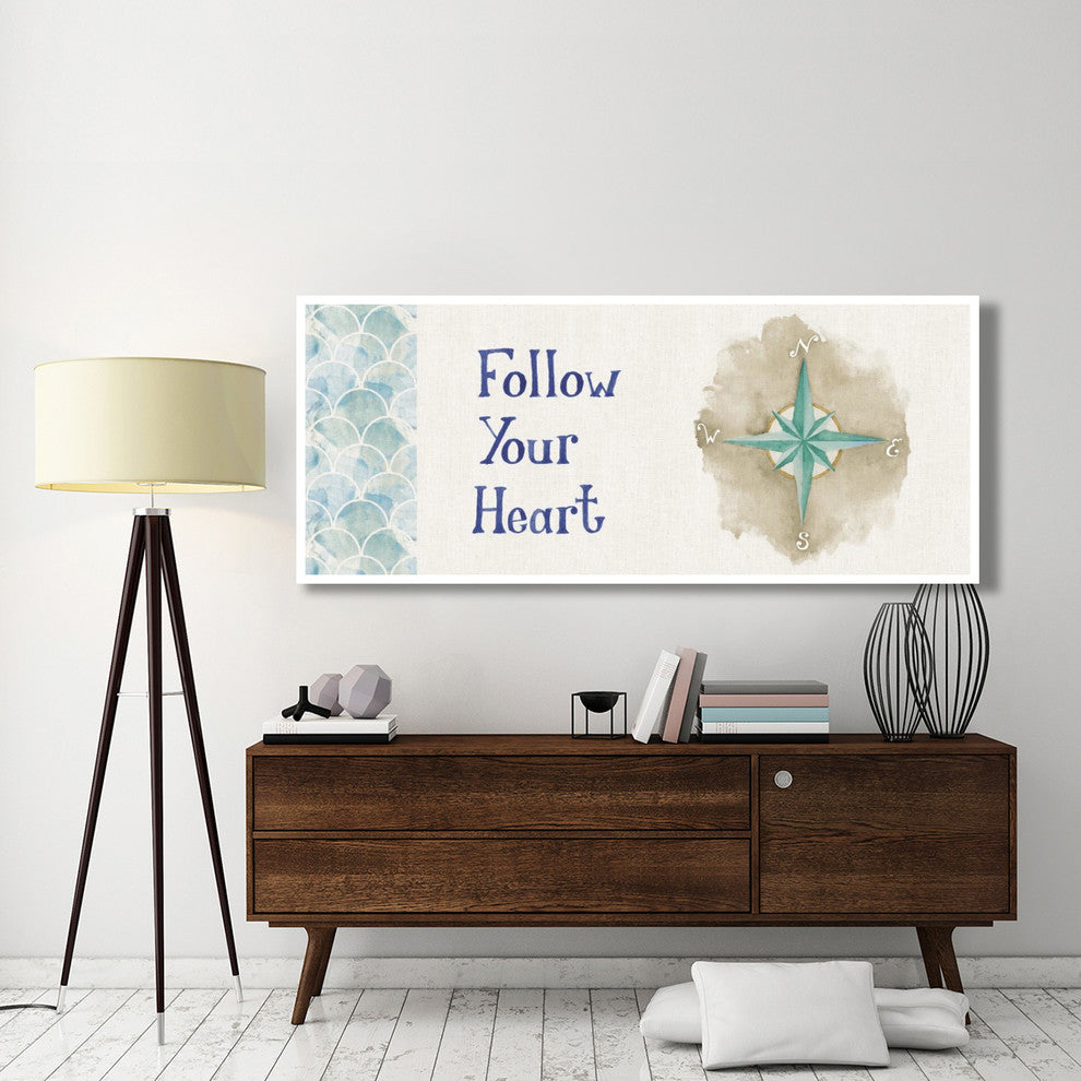 "New Horizons VIII Words" Digital Paper Print by Elyse DeNeige, 77"x32"