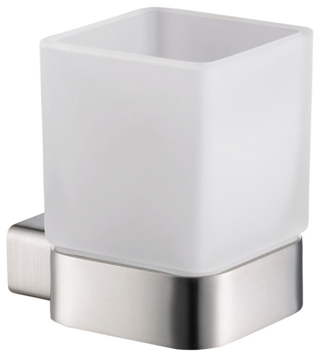 Blossom Toothbrush Holder, Brushed Nickel