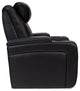 Seatcraft Paladin Home Theater Seating, Black, Row of 4 With Loveseat