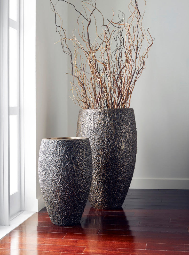 String Theory Planter, Bronze, Small