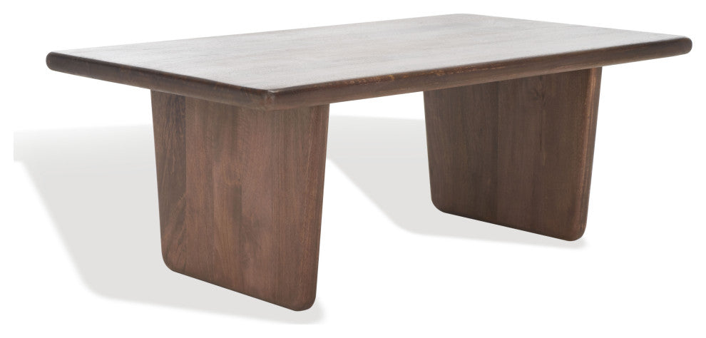 Safavieh Couture Felicity Wood Coffee Table Walnut