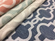 Pleated Drapery Panel, Fabric and Cotton Lining, Mint