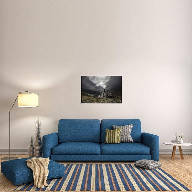 "Steam Of Time" Framed Canvas Giclee by Bragi Ingibergsson, 37x25"