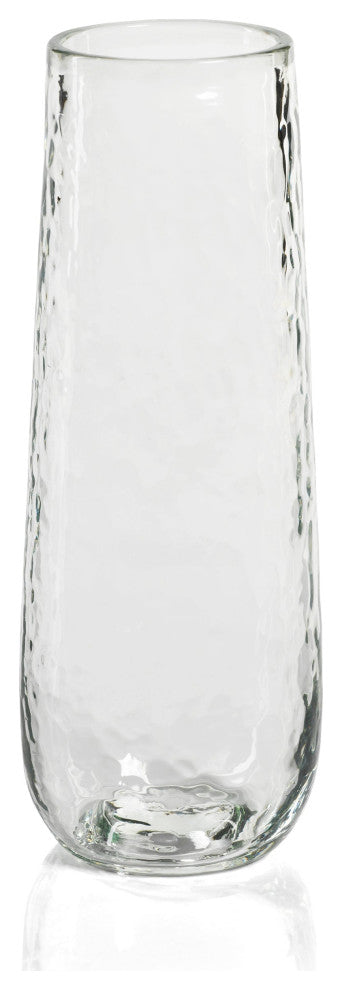 Kaz Hammered Stemless Champagne Flutes, Set of 4