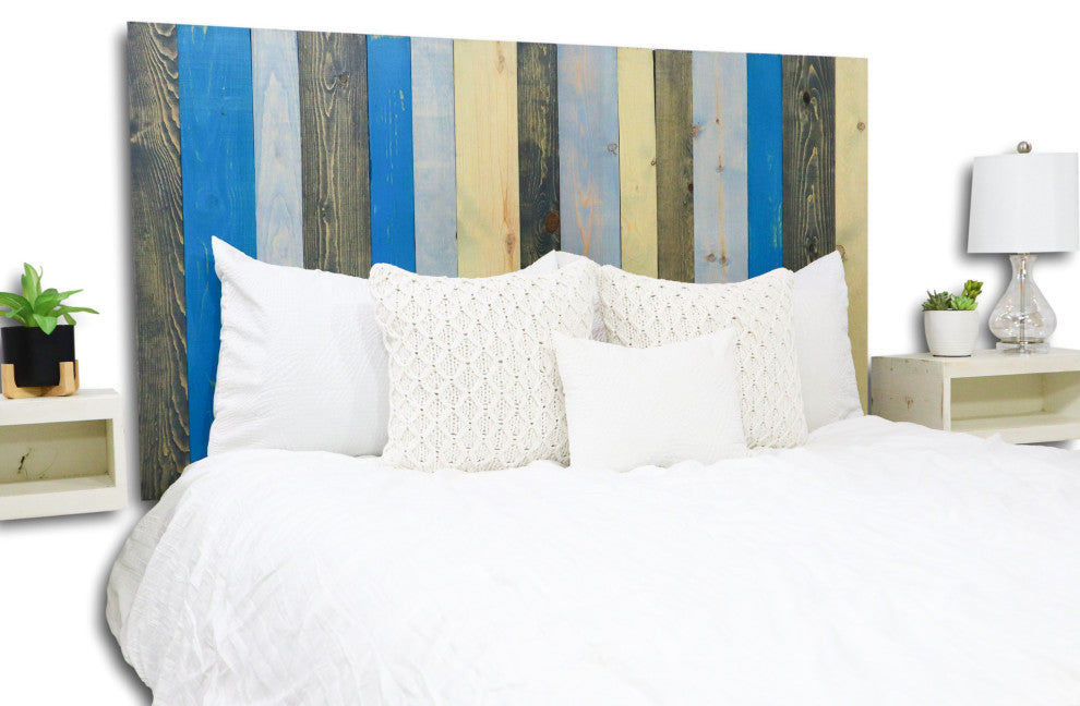 Handcrafted Headboard, Leaner Style, Winter Mix, King