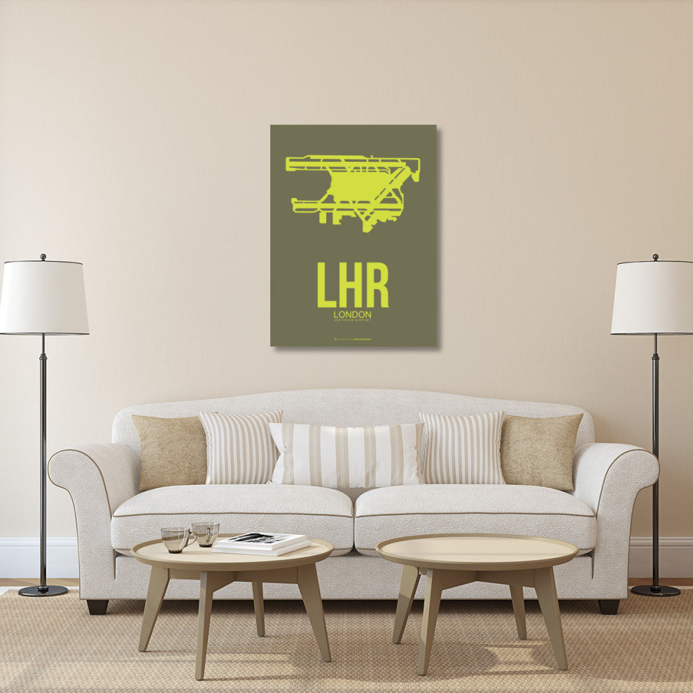 "LHR London Poster 3" Fine Art Print