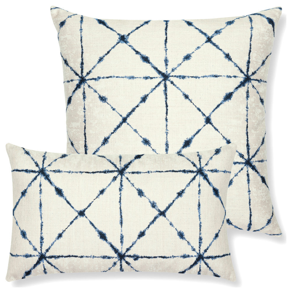 Trilogy Indigo Lumbar Indoor/Outdoor Performance Pillow, 12"x20"