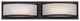 Contemporary Mercer 2 LED Vanity, Georgetown Bronze Finish