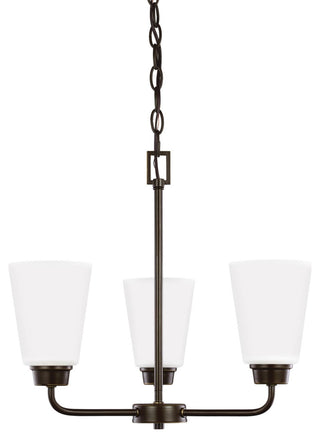 Generation Lighting 3115203 Kerrville 3 Light 18"W Chandelier - Bronze