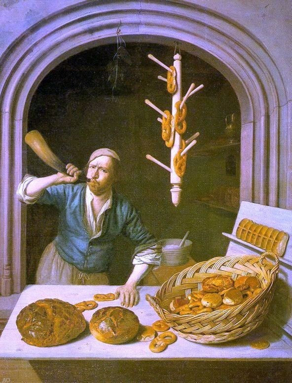Job Adriaensz Berckheyde The Baker, 21"x28" Wall Decal
