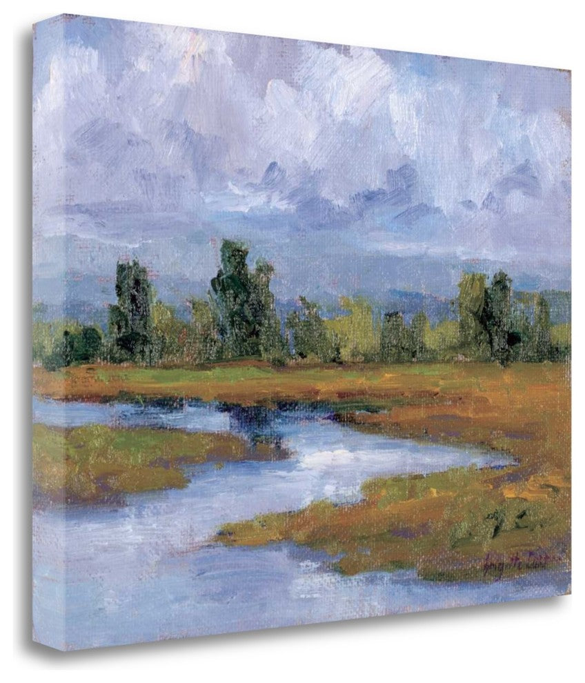 "Rivages Series II" By Brigitte Curt, Giclee Print on Gallery Wrap Canvas