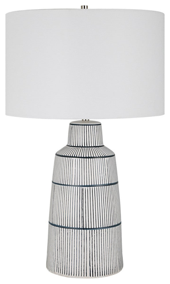 Uttermost Breton Table Lamp 30059-1, Nautical Stripe