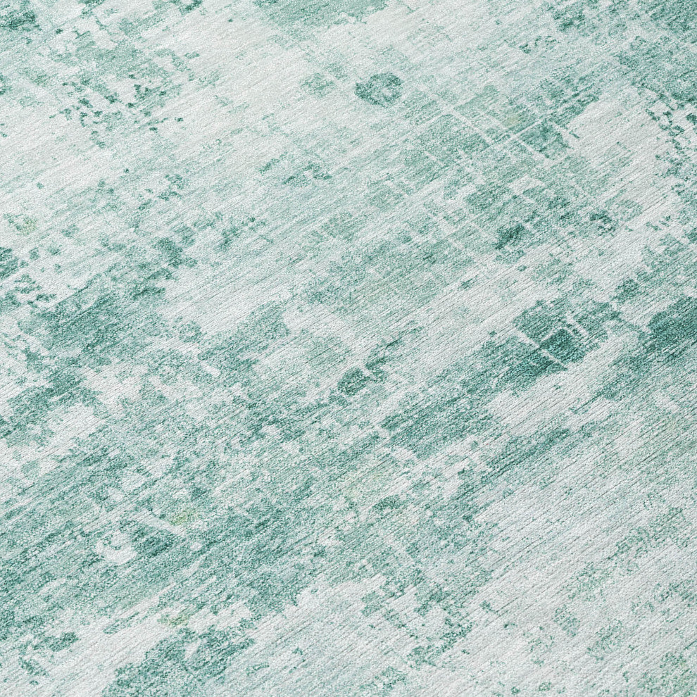 Machine Washable Indoor/Outdoor Chantille ACN1766 Aqua 2'6" x 3'10" Rug