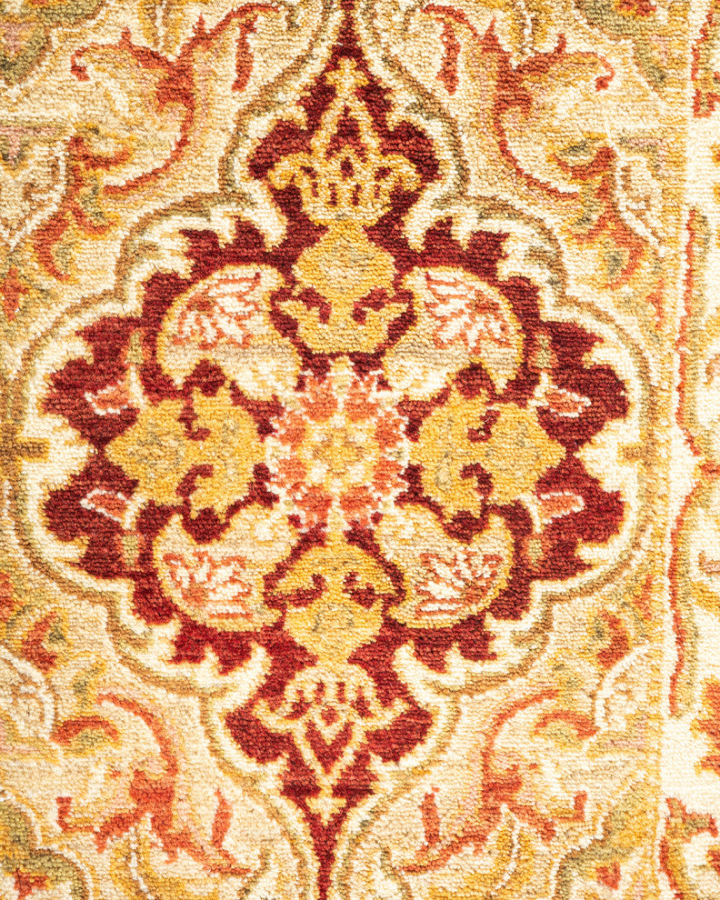 Mogul, One-of-a-Kind Hand-Knotted Area Rug Ivory, 2'7"x13'3"
