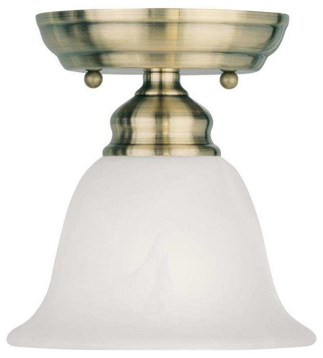 Essex Ceiling Mount, Antique Brass