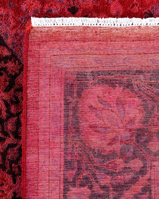 Overdyed, One-of-a-Kind Hand-Knotted Area Rug Pink, 5'1"x7'8"