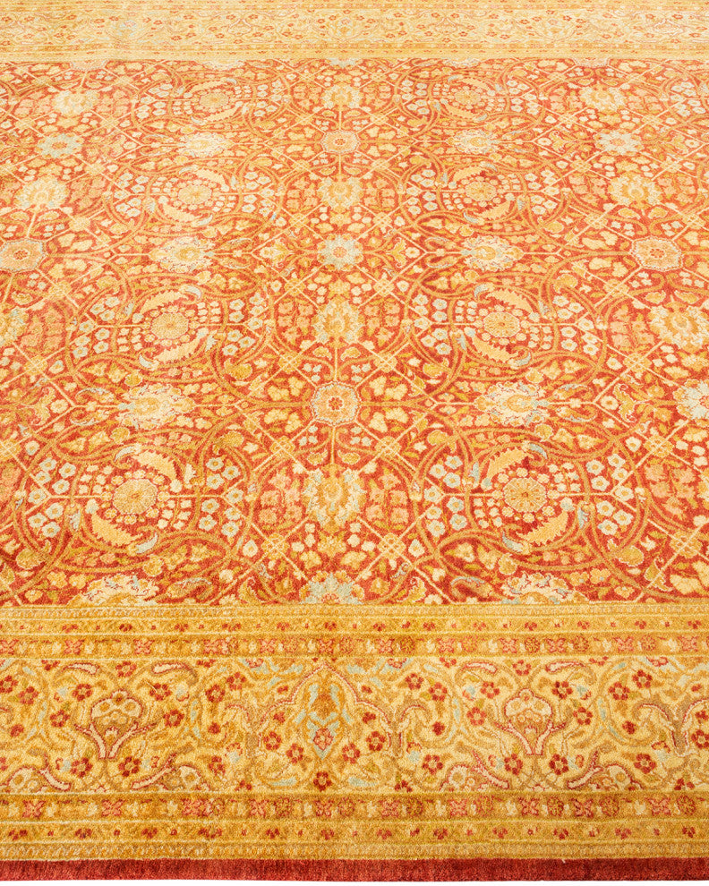 MOGUL, Hand Knotted Area Rug 9' 1" X 6' 1"