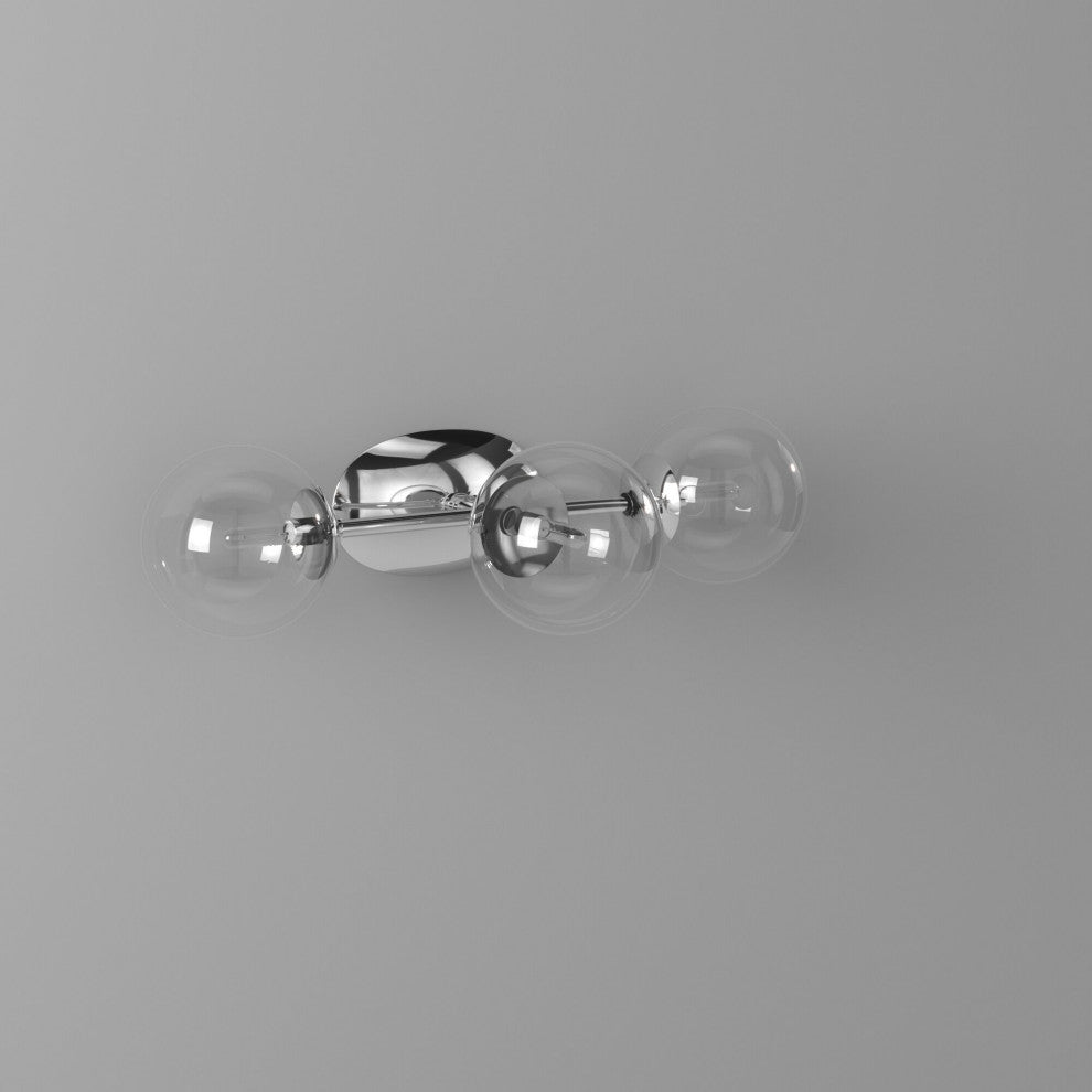 Welton 3-Light Bath, Chrome