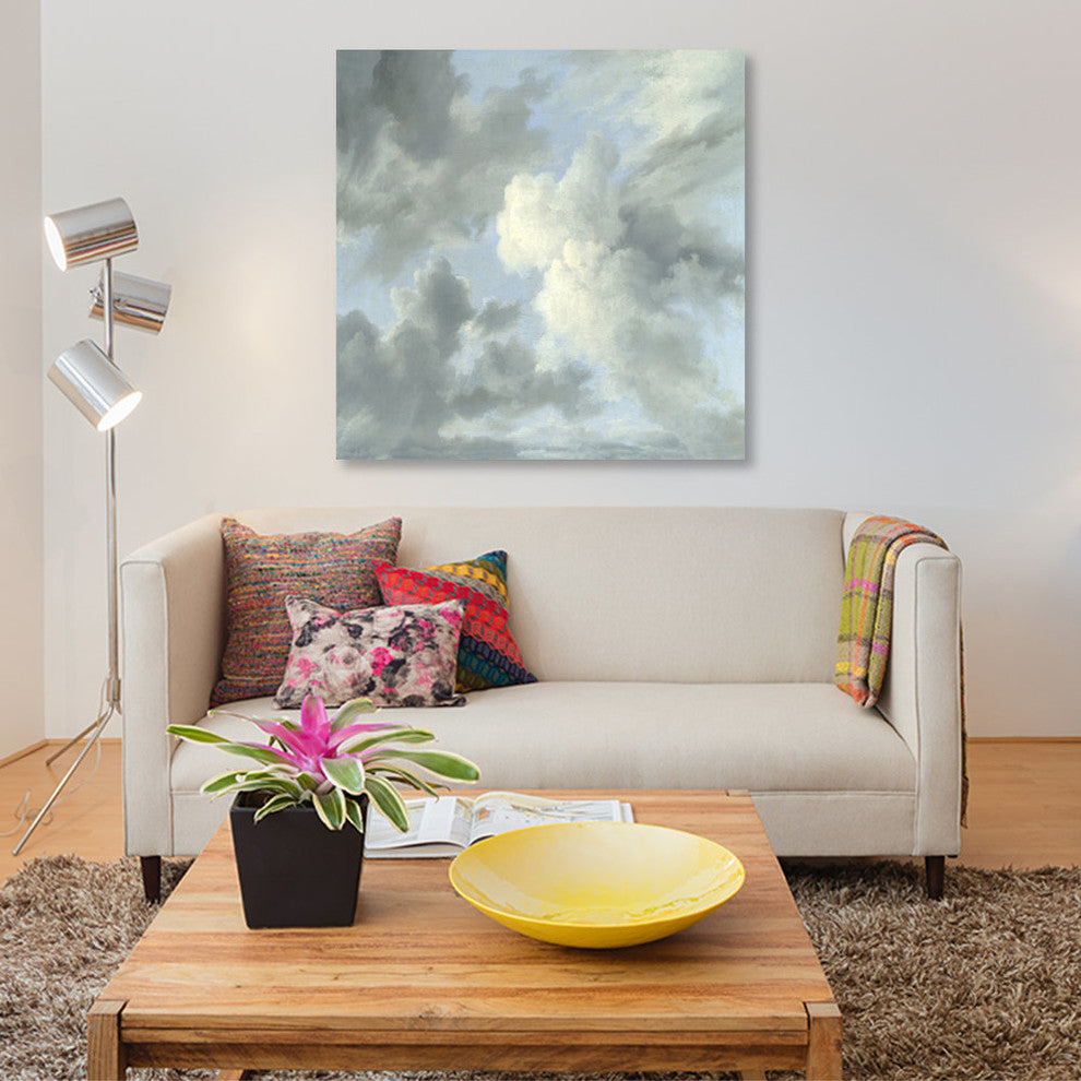 "Cloud Study IV" by Sophia Mann, Canvas Print, 18x18"