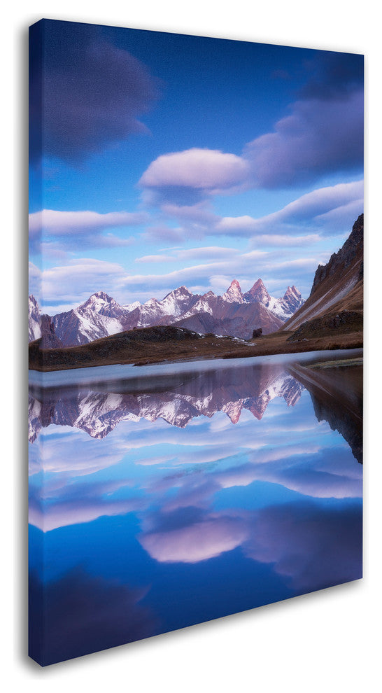 Mathieu Rivrin 'Blue Planet' Canvas Art, 32x22