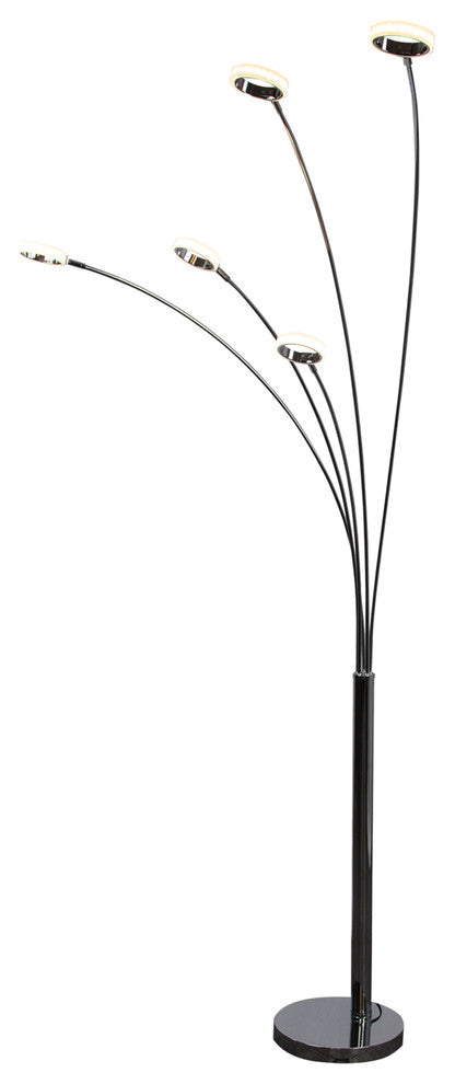 5-Light LED Arc Floor Lamp