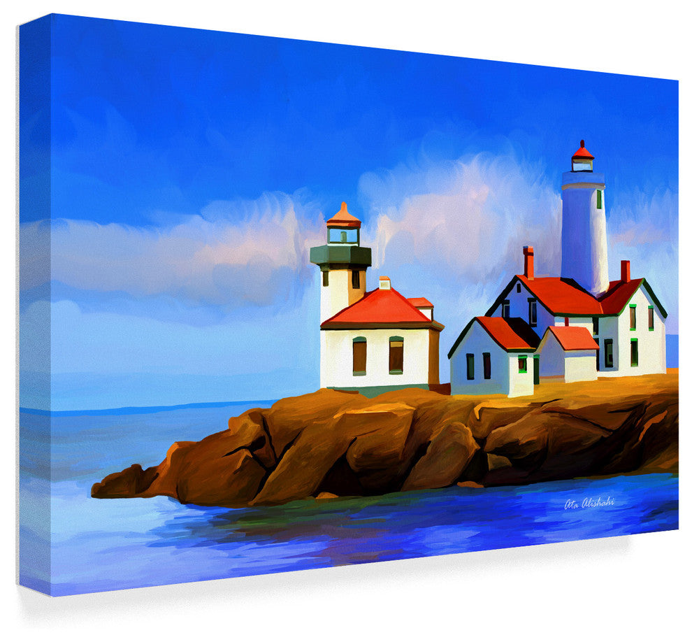 "Light House" by Ata Alishahi, Canvas Art, 12"x19"