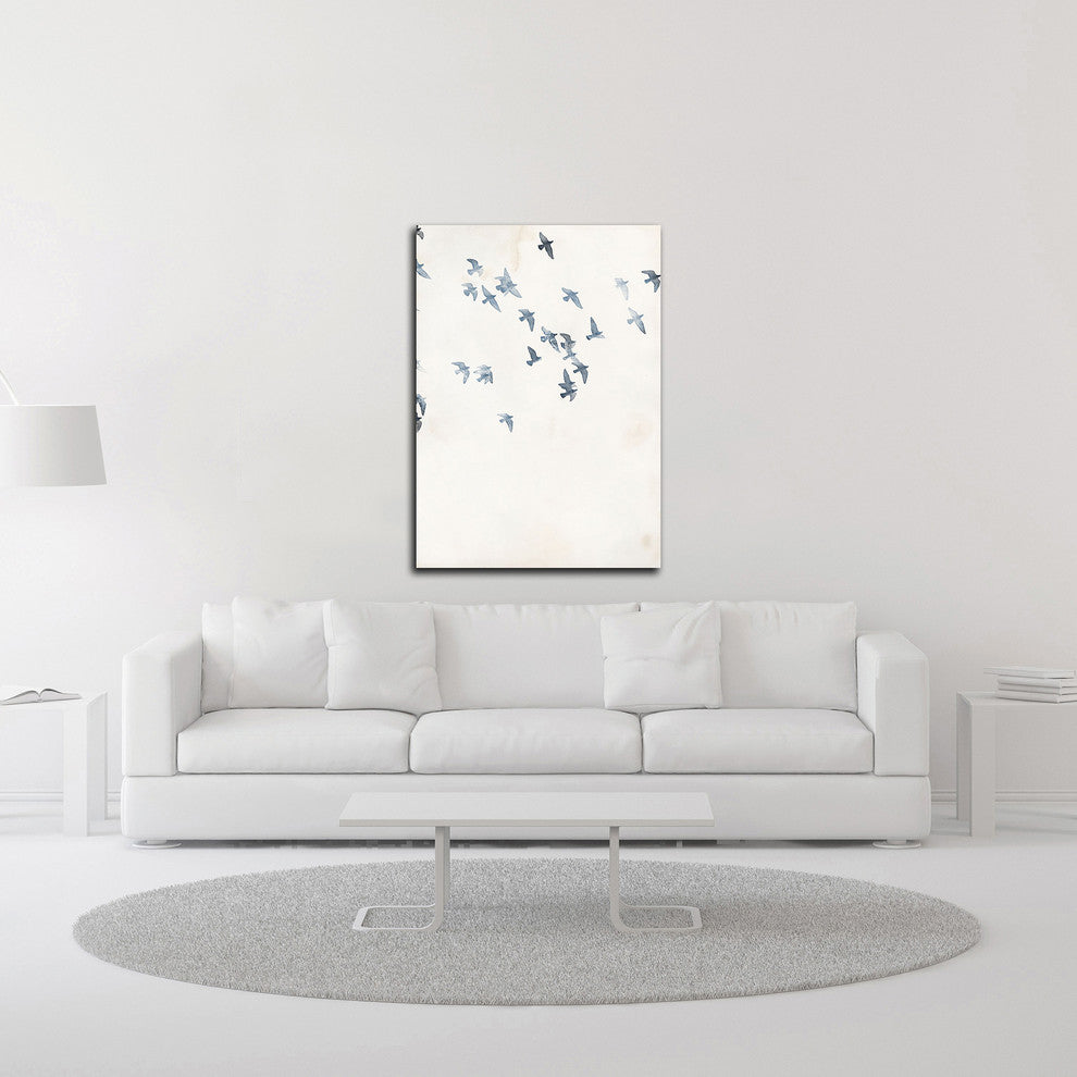 Pigeons Sky by Design Fabrikken, Print on Canvas, 20"x28"