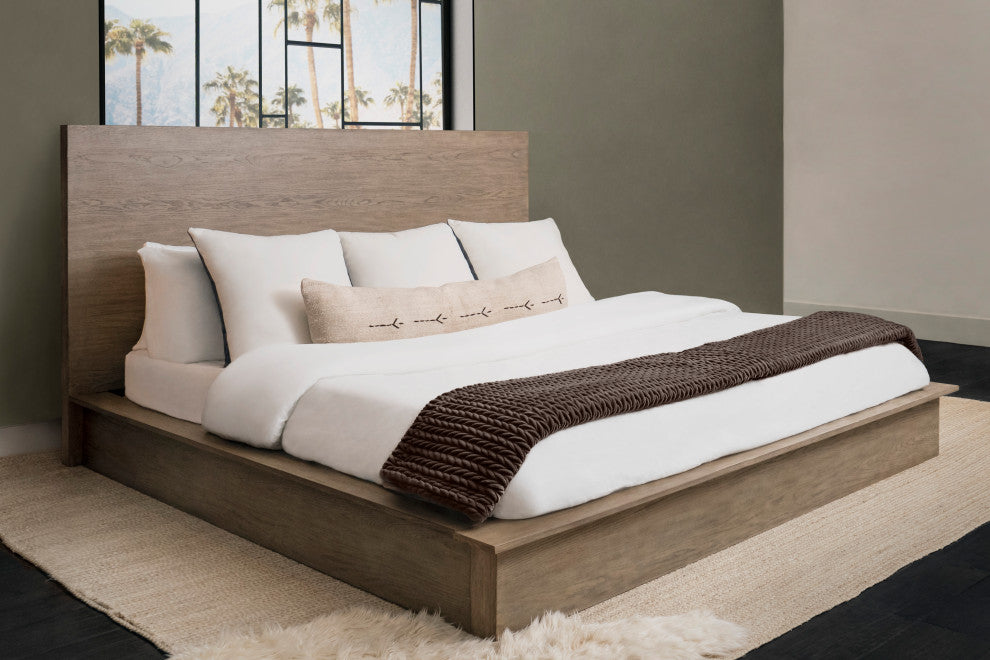 Resto Weathered Gray King Bed