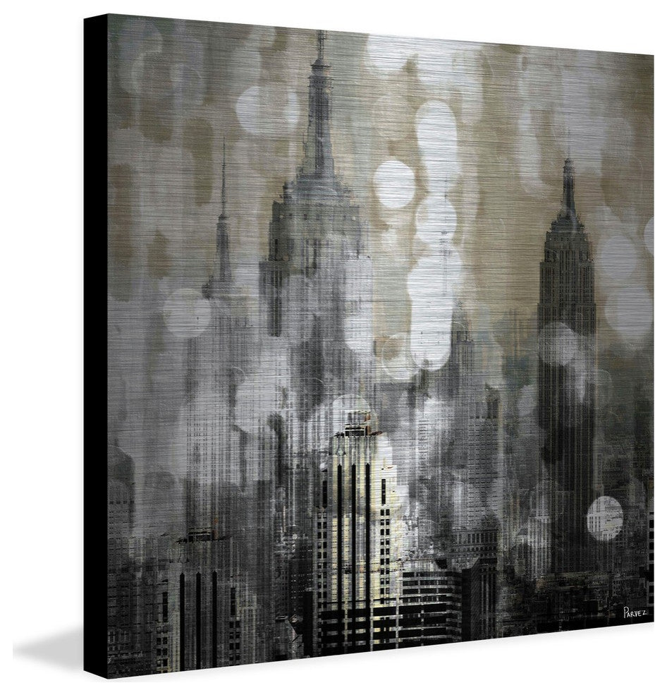 "Empire" Print on Brushed Aluminum, 24"x24"