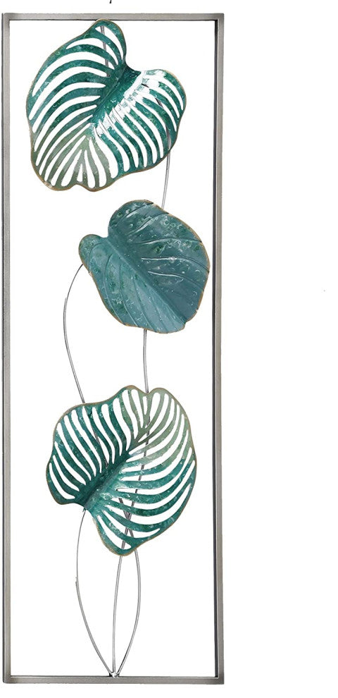 Glossy Tropical Leaf Wall Decor