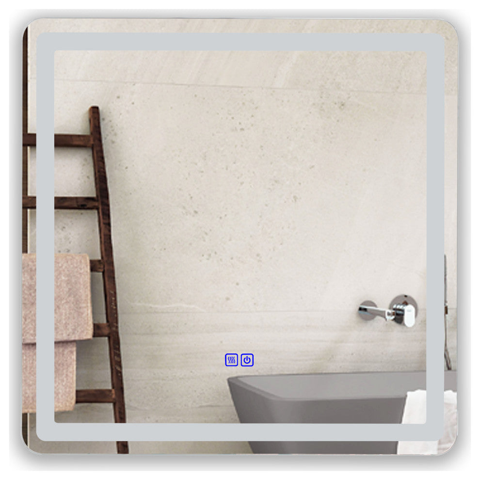 CHLOE Lighting SPECULO Back Lit LED Mirror 6000K, Daylight White, 28"
