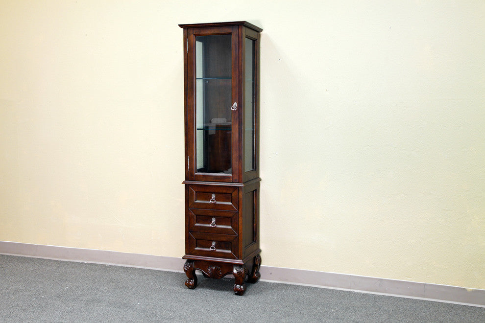 Bevington 18" Linen Cabinet, Walnut