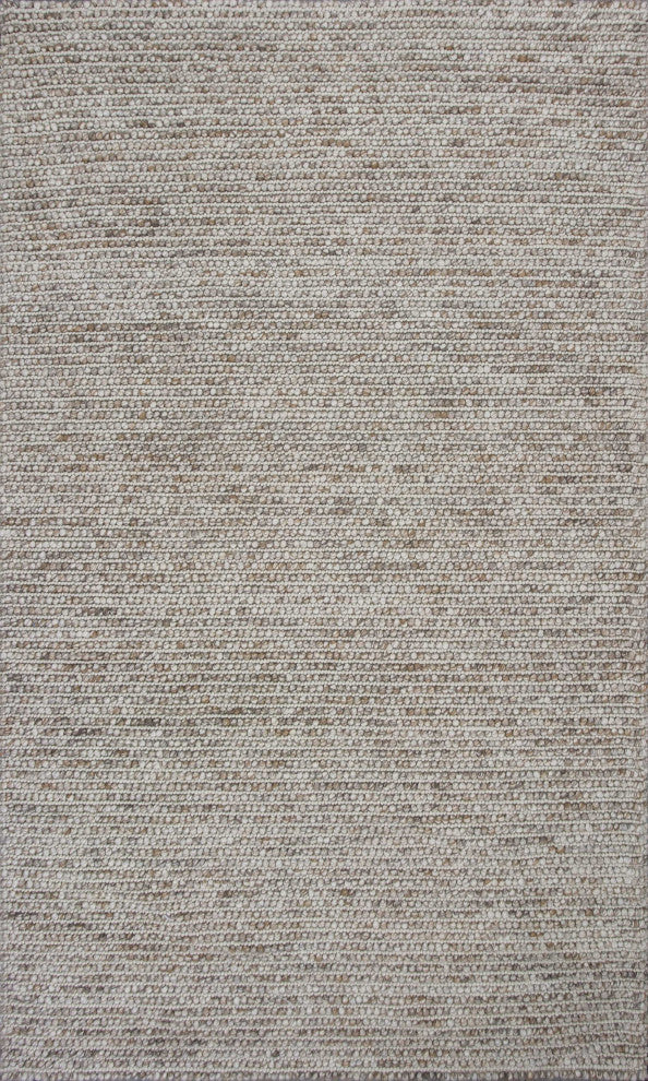HomeRoots 7' x 9' Wool Natural Area Rug