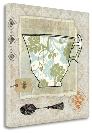 "Garden Cafe II" By Belinda Aldrich, Giclee Print on Gallery Wrap Canvas