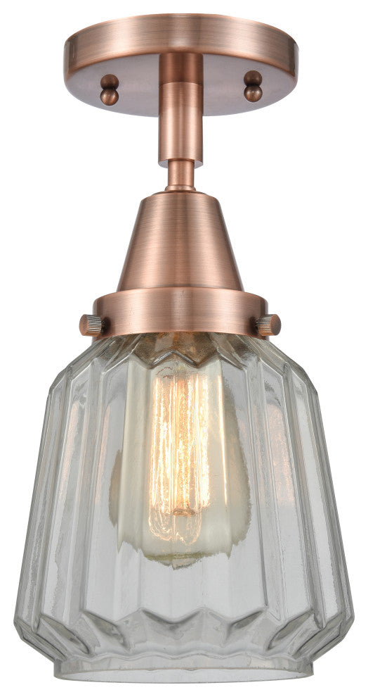 INNOVATIONS LIGHTING 447-1C-AC-G142-LED Chatham Flush Mount