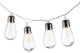 6 ft. Solar LED Bullet Patio String Lights