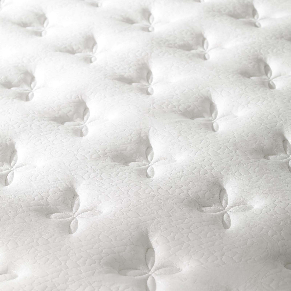 Contemporary Modern Urban Designer Bedroom Twin Size Mattress, Fabric