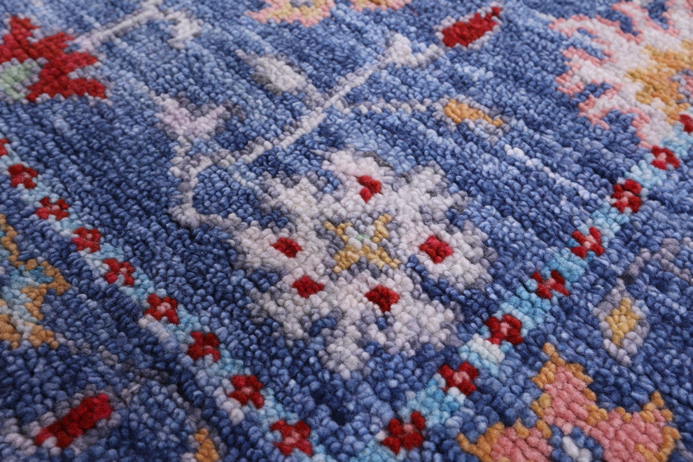 2' 7" X 12' 0" Turkish Oushak Handmade Wool Runner Rug - Q14989